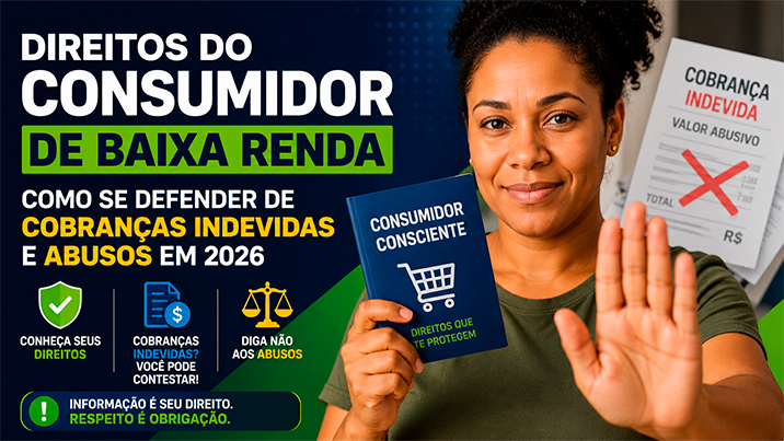 Direitos do Consumidor de Baixa Renda: Como se Defender de Cobranças Indevidas e Abusos em 2026