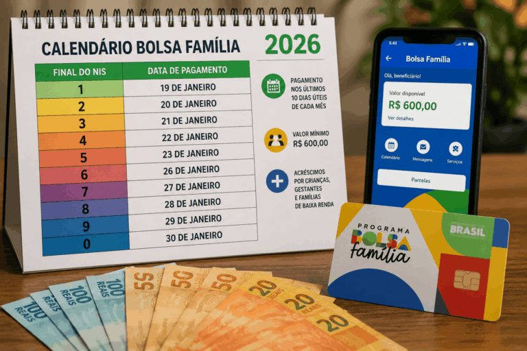 Calendário Bolsa Família 2026: Datas de Pagamento por NIS e Valores Atualizados