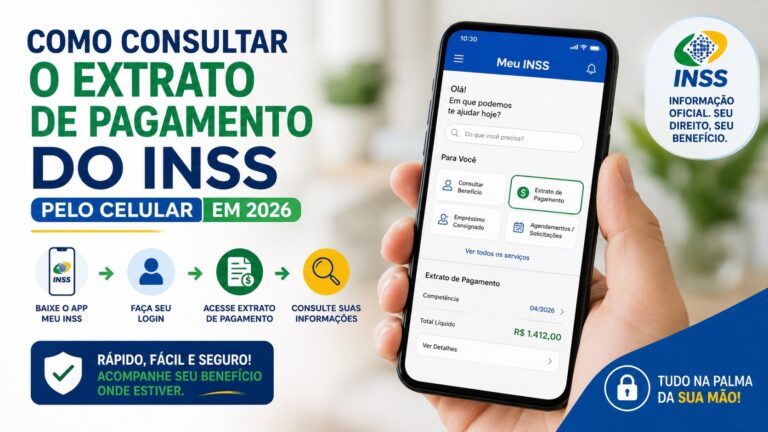 Como Consultar o Extrato de Pagamento do INSS pelo Celular em 2026