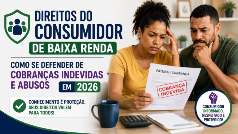 Direitos do Consumidor de Baixa Renda: Como se Defender de Cobranças Indevidas e Abusos em 2026