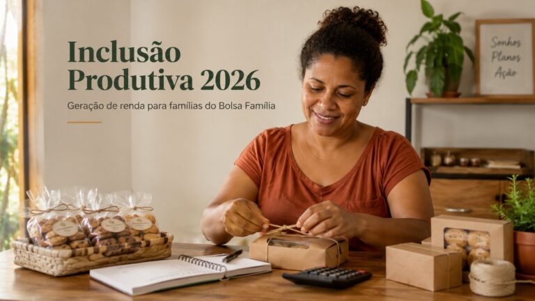 Inclusão Produtiva 2026: Programas do Governo para Geração de Renda para Famílias do Bolsa Família