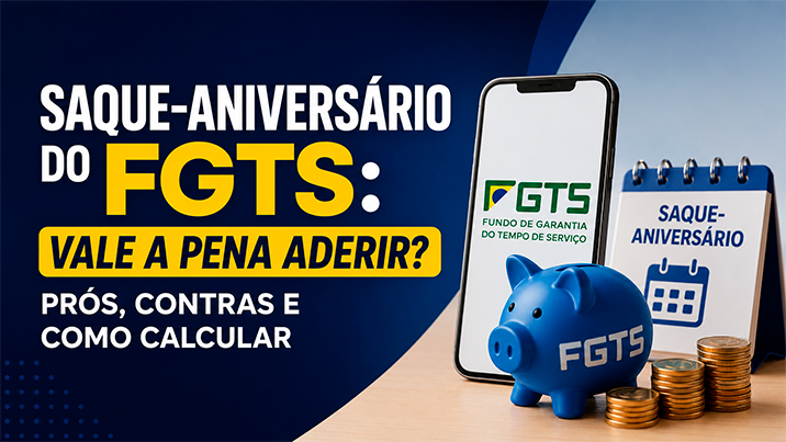 Saque-Aniversário do FGTS: Vale a Pena Aderir? Prós, Contras e Como Calcular