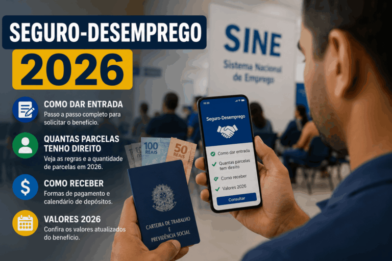 Seguro-Desemprego 2026: Como Dar Entrada, Quantas Parcelas Tenho Direito e Como Receber