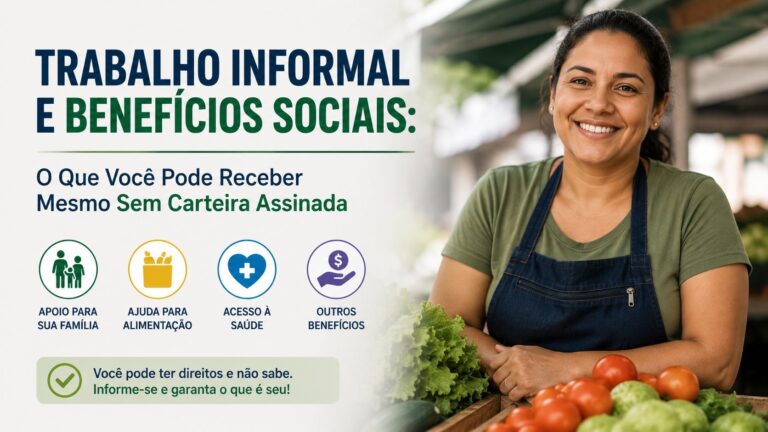 Trabalho Informal e Benefícios Sociais: O Que Você Pode Receber Mesmo Sem Carteira Assinada