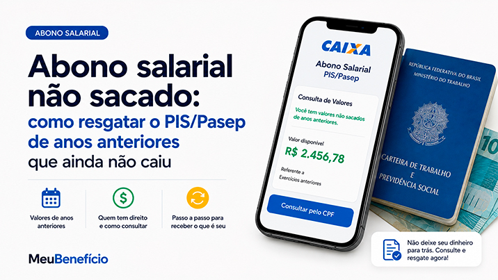 Abono salarial não sacado: como resgatar o PIS/Pasep de anos anteriores que ainda não caiu