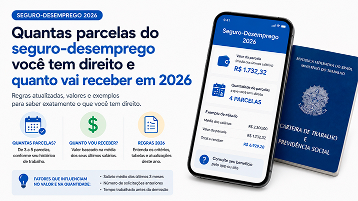 Quantas parcelas do seguro-desemprego você tem direito e quanto vai receber em 2026