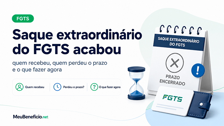 Saque extraordinário do FGTS acabou: quem recebeu, quem perdeu o prazo e o que fazer agora