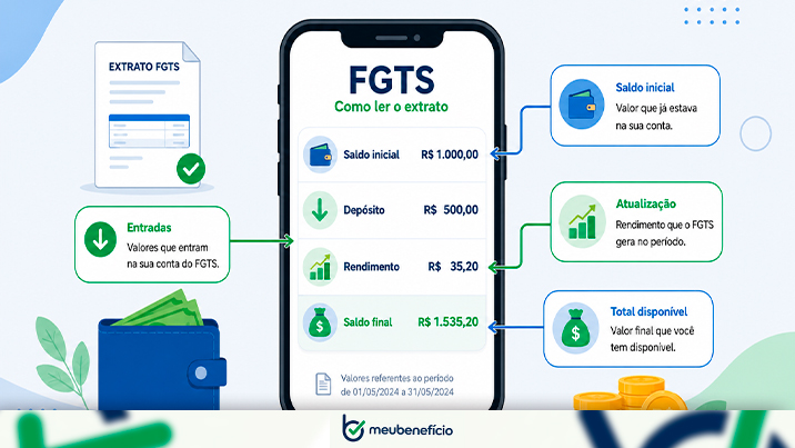 Como ler o extrato do FGTS: entenda cada linha e código