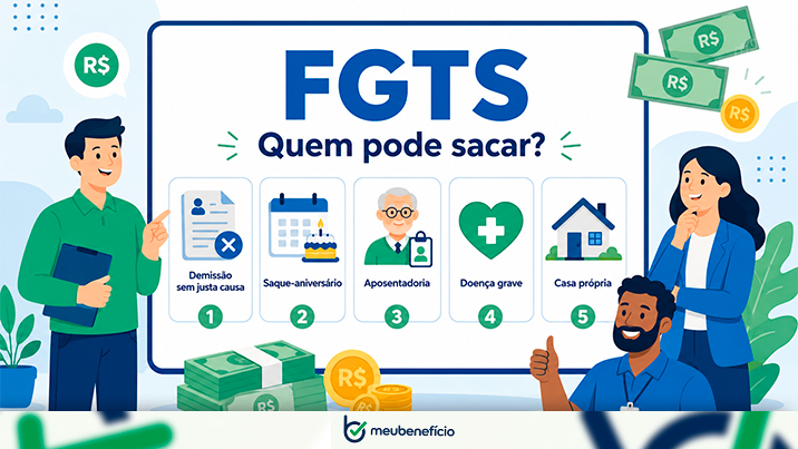 Quem pode sacar o FGTS: todas as situações que liberam o dinheiro